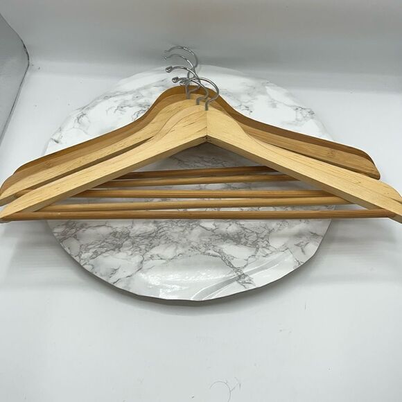 Wood Hangers-Set of 5 - Picture 1 of 4